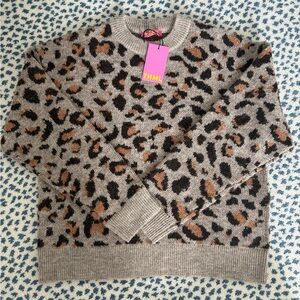 THML Leopard Sweater NWT